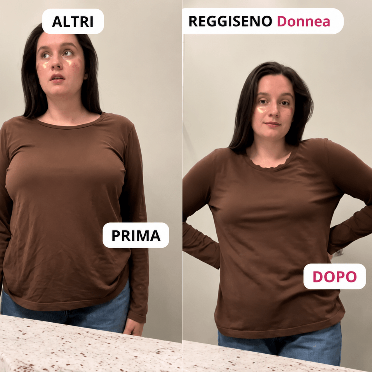Prima e dopo — Altri / Reggiseno Donnèa
