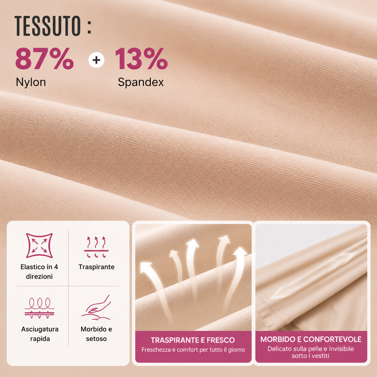 Reggiseno Minimizzatore Invisibile