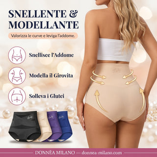 Slip Modellante Vita Alta — Controllo Addome Senza Cuciture